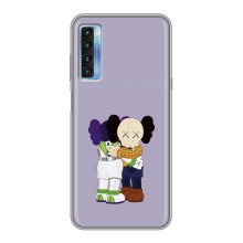Чехлы для TCL 20L - Bearbrick Louis Vuitton (PREMIUMPrint) (Дружба Беарбрик)