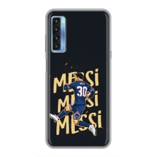 Чехлы для TCL 20L (Leo чемпион) (AlphaPrint) (Messi ПСЖ)