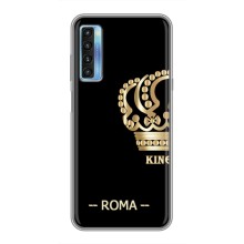 Чехлы для TCL 20L (VPrint) - Футбольные клубы (Roma)