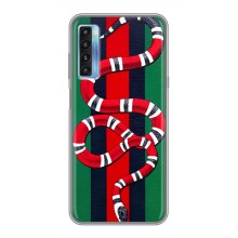 Чехлы ГУЧЧИ для 20Л (AlphaPrint) (Gucci змия)