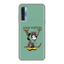 Чехлы Луи Витон для TCL 20L (AlphaPrint - LOUIS VUITTON) (Микки Маус LV)