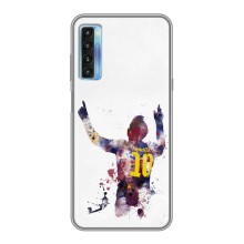 Чехлы Месси для TCL 20L (AlphaPrint) (Messi Barca)