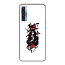 Чехлы на тему: Итачи Учиха для TCL 20L (AlphaPrint) (Итачи с атрибутами)