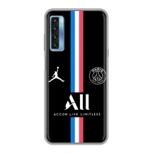 Чехлы PSG для TCL 20L (AlphaPrint) (футболка ПСЖ)