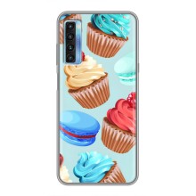 Чехлы с Фруктами для TCL 20L (VPrint) (Кексики)