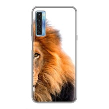 Чехлы с картинками животных TCL 20L (Лев грива)