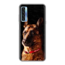 Чехлы с картинками животных TCL 20L (Овчарка)