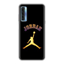 Чехлы для TCL 20L - с картинкой JORDAN (AlphaPrint) (Jordan Gold)