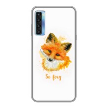 Чохли з картинкою Лисичка для TCL 20L (VPrint) (Дівчинка Лиса)