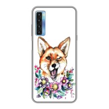Чохли з картинкою Лисичка для TCL 20L (VPrint) (Весела лисичка)