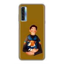 Чехлы с картинкой собаки Патрон для TCL 20L (AlphaPrint) (ЗСУ Патрон)