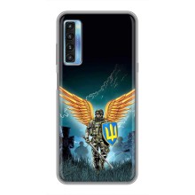 Чехлы с картинкой ЗСУ для TCL 20L (AlphaPrint) (Солдат ЗСУ)