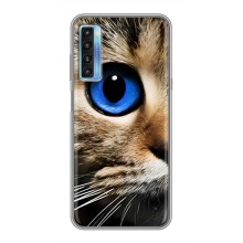 Чехлы с Котиками для TCL 20L (VPrint) (Глаз кота)