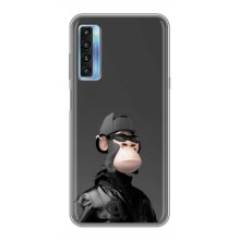 Чехлы с Обезьянами NFT для TCL 20L (AlphaPrint) (стильная обезьяна NFT)