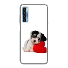 Чехлы с собаками для TCL 20L (VPrint) (Песик)