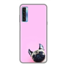Чехлы с собаками для TCL 20L (VPrint) (Смешная собака)