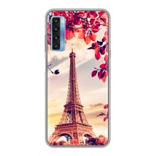 Чехол Эйфелева Башня для TCL 20L - (AlphaPrint) (Эйфелева Башня)