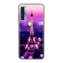 Чехол Эйфелева Башня для TCL 20L - (AlphaPrint) (Париж Башня)