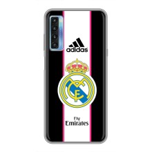 Чехол для TCL 20L с принтом (Лого Real Madrid)