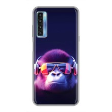 Чохол з Мавпами TCL 20L - (AlphaPrint) (Стильна мавпа)