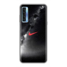 Чехол для TCL 20L - с принтом Найк (AlphaPrint) (Найк красный)