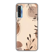 Чехол с цветочным принтом на 20Л (Коричневые цветы)