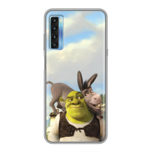 Чохол з мультфільмом Шрек на TCL 20L – Шрек і осел