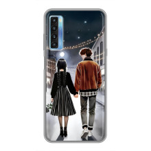 Чохол з дизайном Венздей 2 на TCL 20L – Венздей і Тайлер