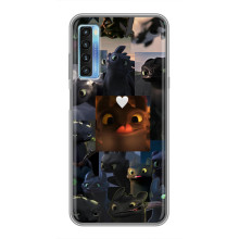 Чохол як приборкати дракона на TCL 20L (Дракон колаж)