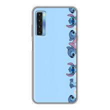 Чохол з принтом Стіч на TCL 20L (Стіч фон)