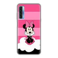 Эксклюзивный чехол для TCL 20L (AlphaPrint - Мультяшные) (Девочка Maus)
