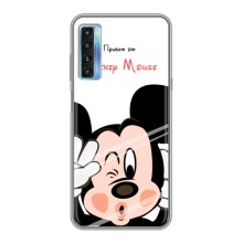 Эксклюзивный чехол для TCL 20L (AlphaPrint - Мультяшные) (Маус Микки)