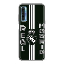 ФК Реал Мадрид чехлы для TCL 20L (AlphaPrint) (черно белый Реал)