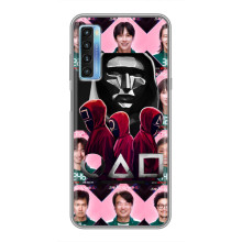 Чохол Гра в кальмара для TCL 20L – Персонажі гри кальмара