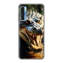 Чохол з картинкою 'Хижаки' для TCL 20L – Крокодил