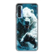 Чохол з картинкою 'Хижаки' для TCL 20L – Ведмідь