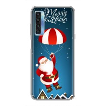 Чохол з зимовим принтом для 20Л (Дід Мороз)