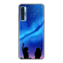 Силиконовые Чехлы Любимому человеку для TCL 20L (Парочка)