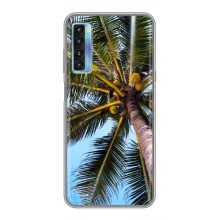 Силиконовый чехол с КАРТИНКАМИ лето для TCL 20L (AlphaPrint) (Пальма)