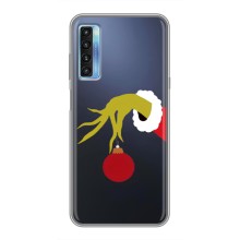 Зимние Чехлы для 20Л - прозрачный фон (Гринч с игрушкой)