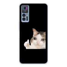 Бампер з принтом Меми для TCL 30 Plus (Кіт у сльозах)