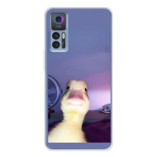 Бампер з принтом Меми для TCL 30 Plus (Качка)