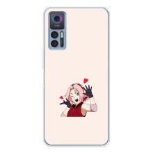 Чехлы Персонажи Аниме Наруто для TCL 30 Plus (AlphaPrint) (Лайк Сакура)