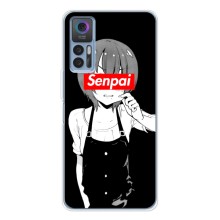 Чехлы Персонажи Аниме Наруто для TCL 30 Plus (AlphaPrint) (Senpai)