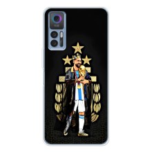 Чехлы для TCL 30 Plus (Leo чемпион) (AlphaPrint) (Месси Король)