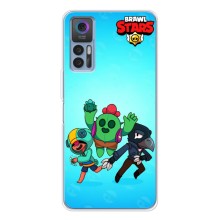 Чехлы Brawl Stars для TCL 30 Plus (AlphaPrint) (Трио героев)