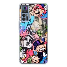 Чехлы с крутыми принтами для TCL 30 Plus - (PREMIUMPrint) (Monopoly man)