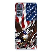 Чехол Флаг USA для TCL 30 Plus – Флаг USA
