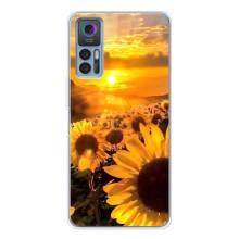Чохол з Квітами для TCL 30 Plus (поле соняшників)