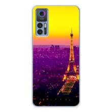 Чехол с Эйфелевой башней на TCL 30 Plus – Яркая башня